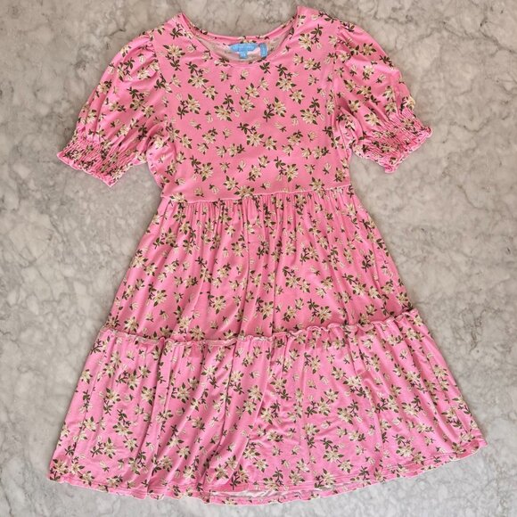 Draper James Pink Magnolia Floral Dress Size XS - Picture 1 of 7